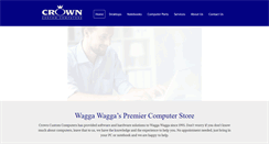 Desktop Screenshot of crowncomputers.com.au