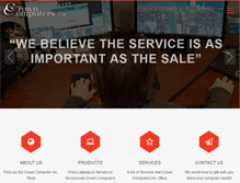 Tablet Screenshot of crowncomputers.ca